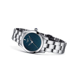Tissot T Wave II Blue Dial Silver Steel Strap Watch For Women - T112.210.11.046.00 Authentic Buy Shop Now