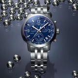 Tissot Quickster Chronograph Blue Dial Watch For Men - T095.417.11.047.00 Authentic Buy Shop Now