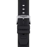 Tissot T Race Chronograph Anthracite Black Dial Black Silicone Strap Watch For Men - T115.417.27.061.00 Authentic Buy Shop Now