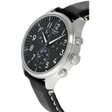 Tissot Chrono XL Vintage Quartz Black Dial Black Leather Strap Watch For Men - T116.617.16.062.00 Authentic Buy Shop Now