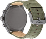 Tissot T Sport Chrono XL Beige Dial Green Nylon Strap Watch for Men - T116.617.37.267.00 Authentic Buy Shop Now