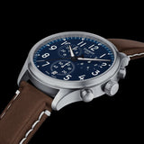 Tissot Chrono XL Vintage Blue Dial Brown Leather Strap Watch For Men - T116.617.16.042.00 Authentic Buy Shop Now