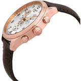 Tissot Chrono XL Classic Silver Dial Brown Leather Strap Watch For Men - T116.617.36.037.00 Authentic Buy Shop Now