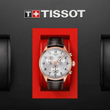 Tissot Chrono XL Classic Silver Dial Brown Leather Strap Watch For Men - T116.617.36.037.00 Authentic Buy Shop Now