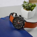 Tissot Chrono XL NBA Special Edition Black Dial Brown Leather Strap Watch for Men - T116.617.36.051.12 Authentic Buy Shop Now