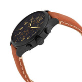 Tissot Chrono XL Quartz Black Dial Brown Leather Strap Watch For Men - T116.617.36.052.03 Authentic Buy Shop Now