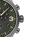 Tissot T Sport Chrono XL Green Dial Brown Leather Strap Watch For Men - T116.617.36.097.00 Authentic Buy Shop Now