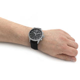 Tissot Chrono XL Classic Black Dial Black Leather Strap Watch For Men - T116.617.16.057.00 Authentic Buy Shop Now