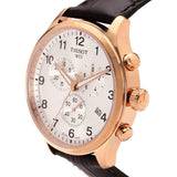 Tissot Chrono XL Classic Silver Dial Brown Leather Strap Watch For Men - T116.617.36.037.00 Authentic Buy Shop Now