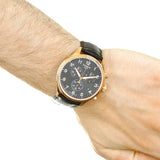Tissot Chrono XL Black Dial Brown Leather Strap Watch For Men - T116.617.36.057.01 Authentic Buy Shop Now