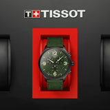 Tissot Chrono XL Green Dial Green NATO Strap Watch For Men - T116.617.37.097.00 Authentic Buy Shop Now