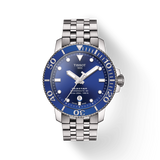 Tissot Seastar 1000 Powermatic 80 Blue Dial Silver Steel Strap Watch For Men - T120.407.11.041.00 Authentic Buy Shop Now