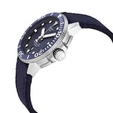 Tissot Seastar 1000 Powermatic 80 Silicium Blue Dial Blue Nylon Strap Watch For Men - T120.407.17.041.01 Authentic Buy Shop Now