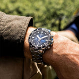 Tissot Seastar 1000 Chronograph Driver Blue Dial Silver Steel Strap Watch For Men - T120.417.11.041.01 Authentic Buy Shop Now