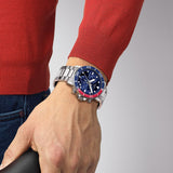 Tissot Seastar 1000 Chronograph Blue Dial Silver Steel Strap Watch For Men - T120.417.11.041.03 Authentic Buy Shop Now