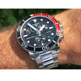 Tissot Seastar 1000 Chronograph Black Dial Silver Steel Strap Watch For Men - T120.417.11.051.01 Authentic Buy Shop Now