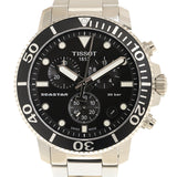 Tissot Seastar 1000 Chronograph Black Dial Silver Steel Strap Watch For Men - T120.417.11.051.00 Authentic Buy Shop Now