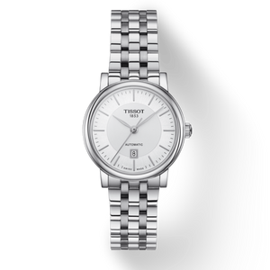 Tissot T Classic Carson Premium Silver Dial Silver Steel Strap Watch for Women - T122.207.11.031.00 Authentic Buy Shop Now