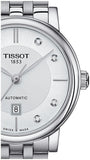 Tissot T Classic Carson Premium White Diamonds Dial Silver Steel Strap Watch for Women - T1222071103600 Authentic Buy Shop Now