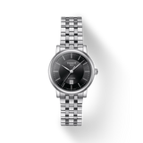 Tissot T Classic Carson Premium Automatic Lady Black Dial Silver Steel Strap Watch for Women - T122.207.11.051.00 Authentic Buy Shop Now