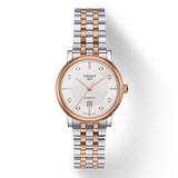 Tissot T Classic Carson Premium Diamonds White Dial Two Tone Steel Strap Watch for Women - T122.207.22.036.00 Authentic Buy Shop Now