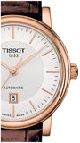 Tissot T Classic Carson Premium White Dial Brown Leather Strap Watch for Women - T122.207.36.031.00 Authentic Buy Shop Now
