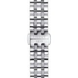 Tissot T Classic Carson Premium White Diamonds Dial Silver Steel Strap Watch for Women - T1222071103600 Authentic Buy Shop Now