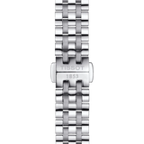 Tissot T Classic Carson Premium Lady Mother of Pearl Pink Dial Silver Steel Strap Watch For Women - T122.210.11.159.00 Authentic Buy Shop Now