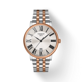 Tissot T Classic Carson Premium Silver Dial Two Tone Steel Strap Watch For Men - T122.410.22.033.00 Authentic Buy Shop Now