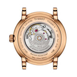 Tissot T Classic Carson Premium White Dial Rose Gold Steel Strap Watch for Women - T122.207.33.031.00 Authentic Buy Shop Now
