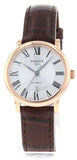 Tissot T Classic Carson Premium White Dial Brown Leather Strap Watch for Women - T122.207.36.033.00 Authentic Buy Shop Now