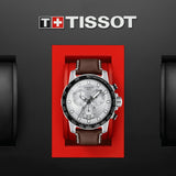 Tissot Supersport Chrono Silver Dial Brown Leather Strap Watch for Men - T125.617.16.031.00 Authentic Buy Shop Now