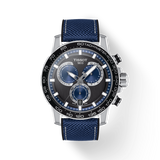 Tissot Supersport Chrono Black Dial Blue Nylon Strap Watch for Men - T125.617.17.051.03 Authentic Buy Shop Now