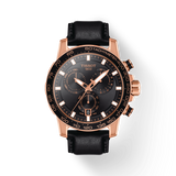 Tissot Supersport Chrono Black Dial Black Leather Strap Watch for Men - T125.617.36.051.00 Authentic Buy Shop Now