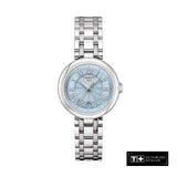 Tissot Bellissima Small Lady Light Blue Dial Silver Steel Strap Watch for Women - T126.010.11.133.00 Authentic Buy Shop Now
