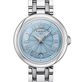 Tissot Bellissima Small Lady Light Blue Dial Silver Steel Strap Watch for Women - T126.010.11.133.00 Authentic Buy Shop Now
