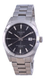 Tissot Gentleman Powermatic 80 Silicium Black Dial Silver Steel Strap Watch For Men - T127.407.11.061.01 Authentic Buy Shop Now