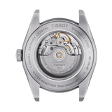 Tissot Gentlemen Powermatic 80 Silicium Blue Dial Brown Leather Strap Watch For Men - T127.407.16.041.00 Authentic Buy Shop Now