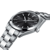 Tissot Gentleman Black Dial Silver Steel Strap Watch For Men - T127.410.11.051.00 Authentic Buy Shop Now