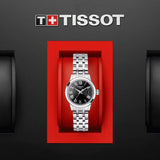 Tissot T Classic Dream Black Dial Silver Steel Strap Watch for Men - T033.410.11.053.01 Authentic Buy Shop Now
