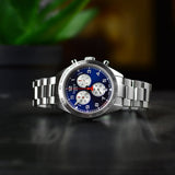 Tissot PRS 516 Chronograph Blue Dial Blue Steel Strap Watch for Men - T131.617.11.042.00 Authentic Buy Shop Now