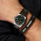 Tissot PRX Powermatic 80 Green Dial Silver Steel Strap Watch for Men - T137.207.11.091.00