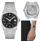 Tissot PRX Powermatic 80 Black Dial Silver Steel Strap Watch for Men - T137.207.11.051.00 Authentic Buy Shop Now