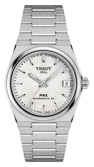 Tissot PRX Powermatic 80 White Dial Silver Steel Strap Watch for Men - T137.207.11.111.00 Authentic Buy Shop Now