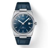Tissot PRX Powermatic 80 Blue Dial Blue Leather Strap Watch for Men - T137.407.16.041.00 Authentic Buy Shop Now