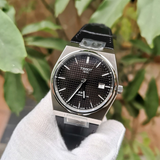 Tissot PRX Powermatic 80 Black Dial Black Leather Strap Watch for Men - T137.407.16.051.00 Authentic Buy Shop Now