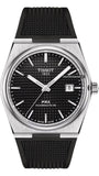 Tissot PRX Powermatic 80 Black Dial Black Rubber Strap Watch for Men - T137.407.17.051.00 Authentic Buy Shop Now