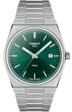 Tissot PRX Green Dial Silver Steel Strap Watch For Men - T137.410.11.091.00 Authentic Buy Shop Now
