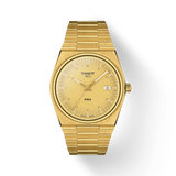 Tissot PRX Powermatic 80 Gold Dial Gold Steel Strap Watch for Men - T137.207.33.021.00 Authentic Buy Shop Now