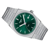 Tissot PRX Green Dial Silver Steel Strap Watch For Men - T137.410.11.091.00 Authentic Buy Shop Now